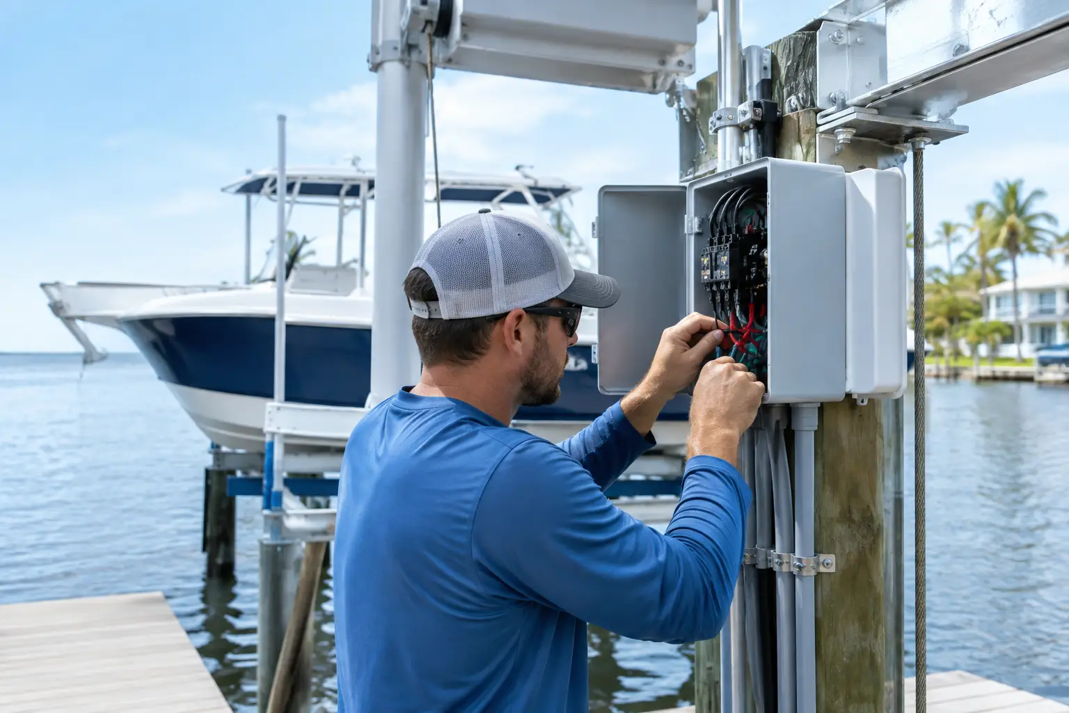 Boat Lift Wiring Safety for Coastal Properties